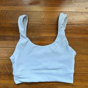 Wilo Light Purple Ribbed Sports Bra